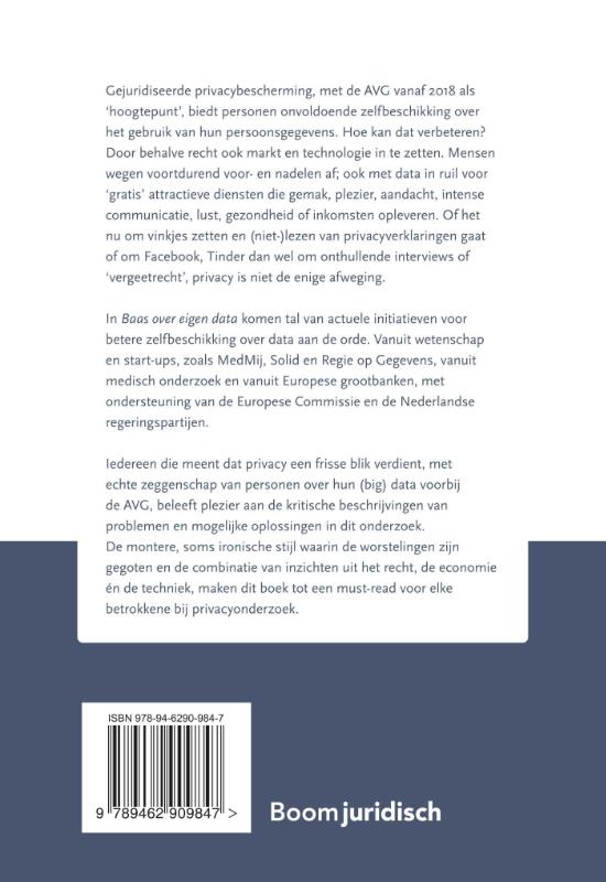 Achterkant van Baas over eigen data