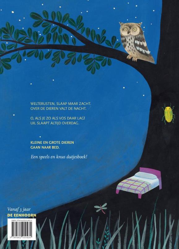 Achterkant van Het grote slaapjesboek