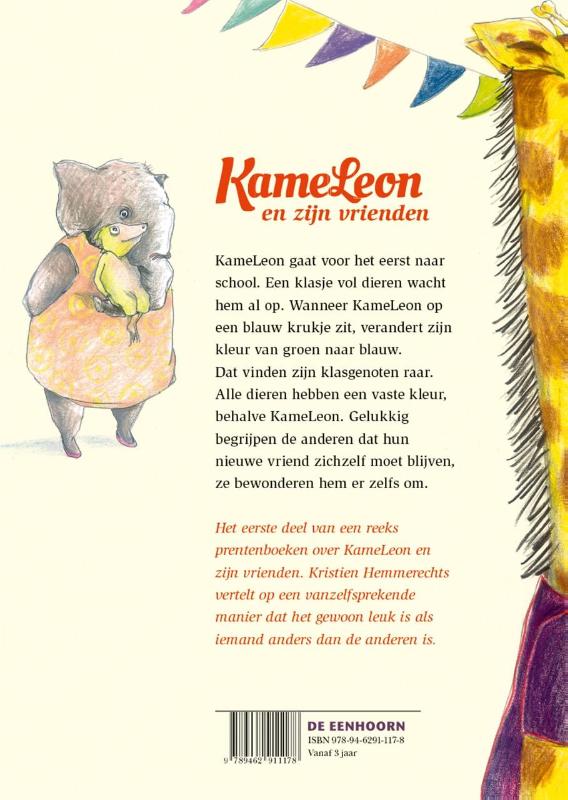 Achterkant van Ik ben KameLeon