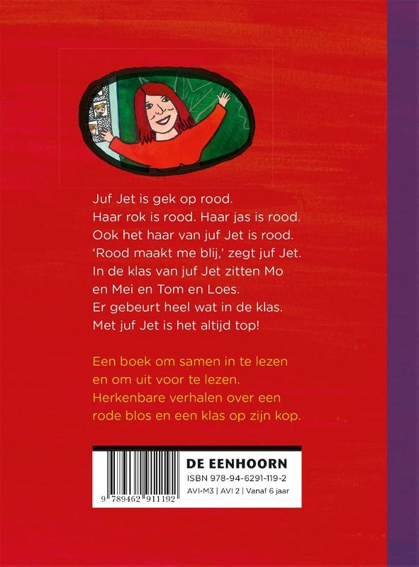 Achterkant van juf Jet is top!