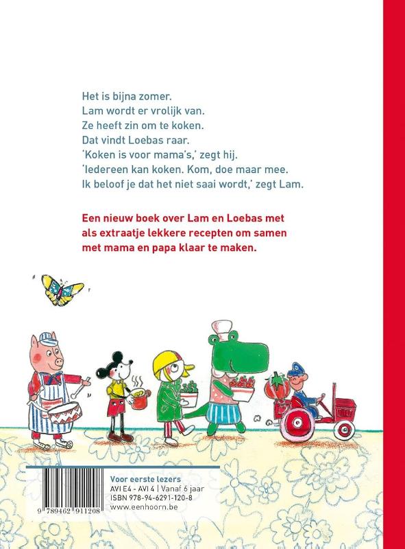 Achterkant van Lam en Loebas, kleine koks = recepten