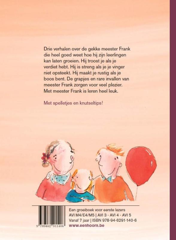 Achterkant van Meester Frank is wow!