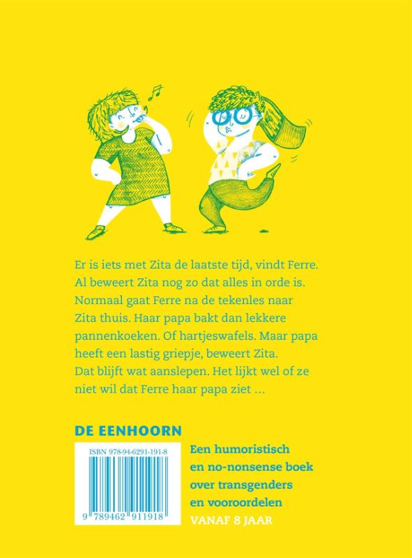 Achterkant van Gelukkige VADERdag, Silvie
