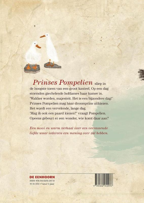 Achterkant van Prinses Pompelien gaat trouwen