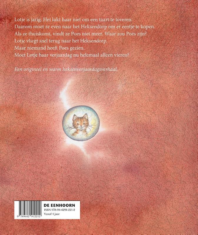 Achterkant van Lotje is jarig
