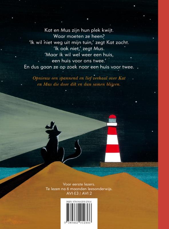Achterkant van Kat en Mus gaan naar zee