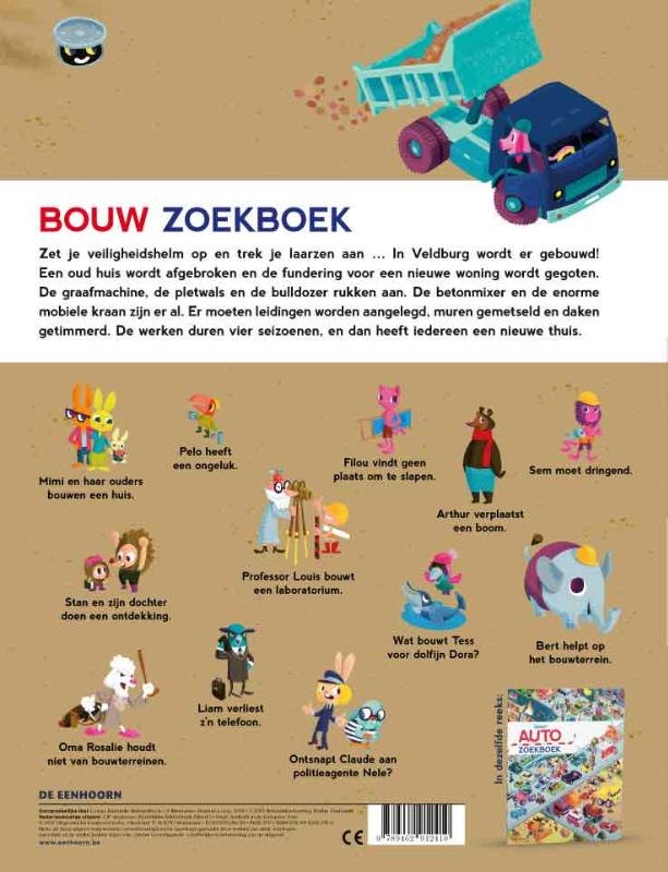 Achterkant van Bouw Zoekboek