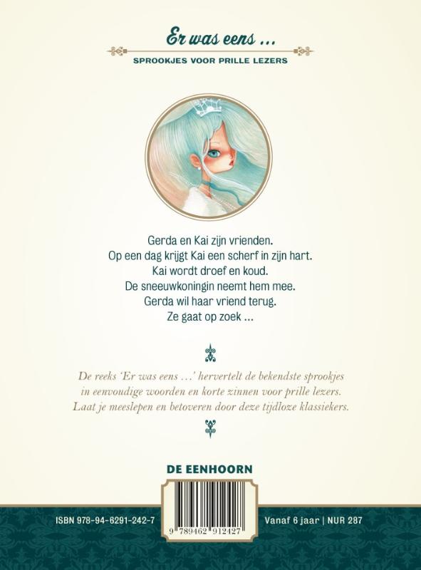 Achterkant van De sneeuwkoningin
