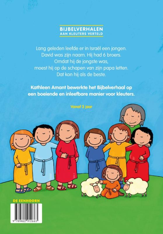 Achterkant van Het verhaal van David en Goliath