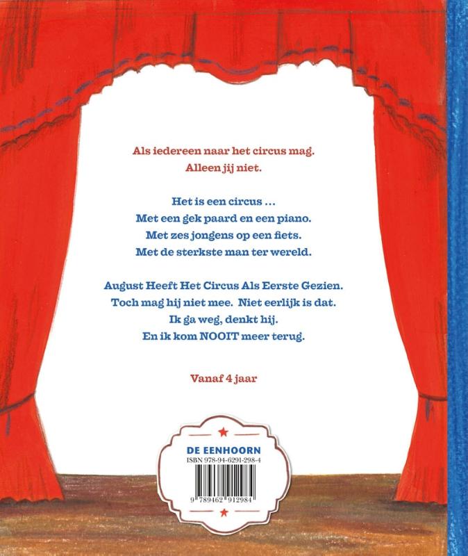 Achterkant van Kleine August