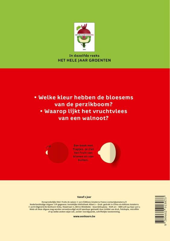 Achterkant van Het hele jaar fruit