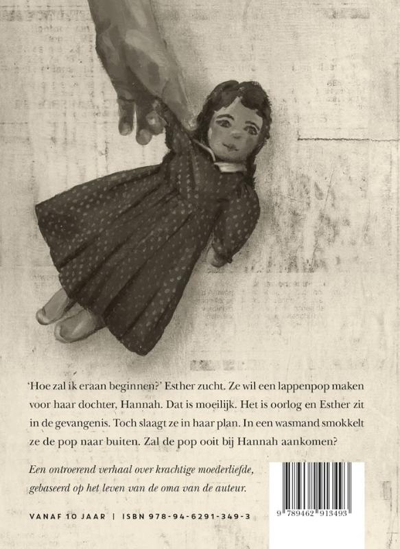 Achterkant van Een pop voor Hannah