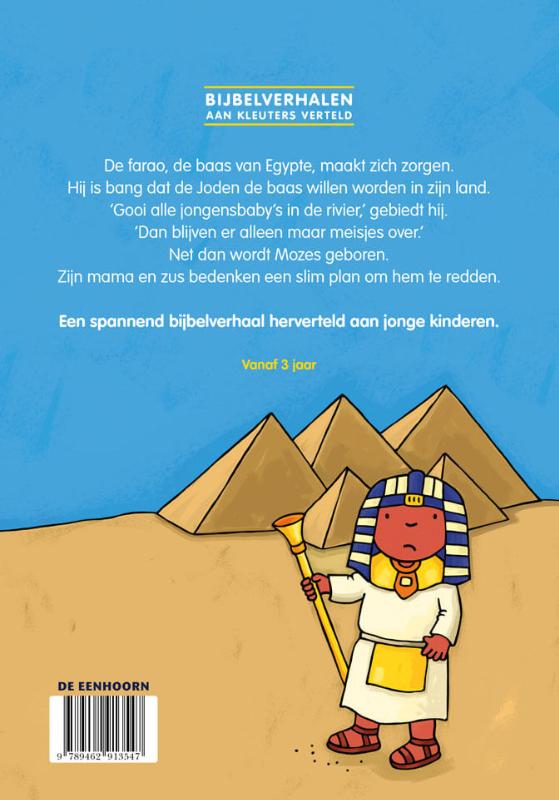 Achterkant van Het verhaal van Mozes