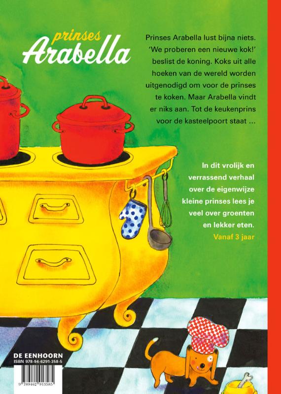 Achterkant van Prinses Arabella en de keukenprins