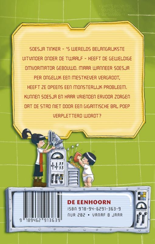Achterkant van Mestzilla