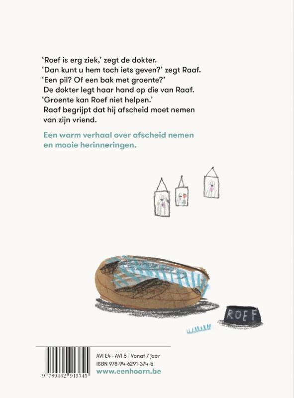 Achterkant van Een nest voor Roef