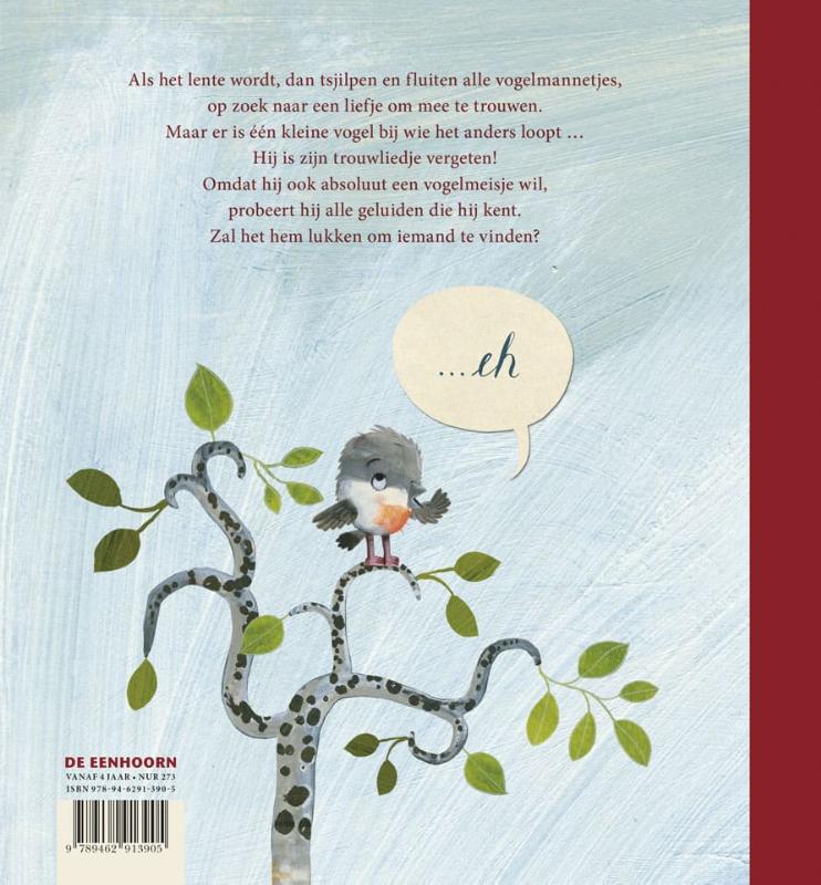 Achterkant van Een vrouwtje voor Vogel