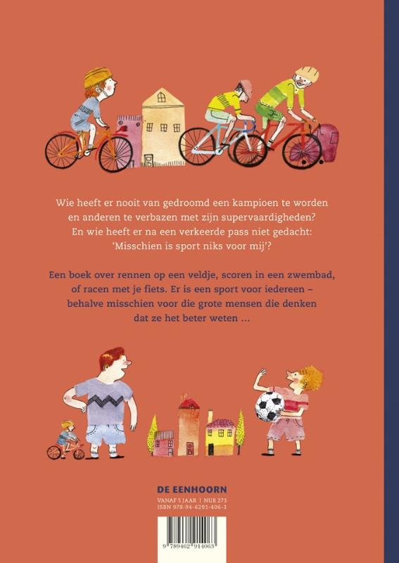 Achterkant van Sport is niks voor jou