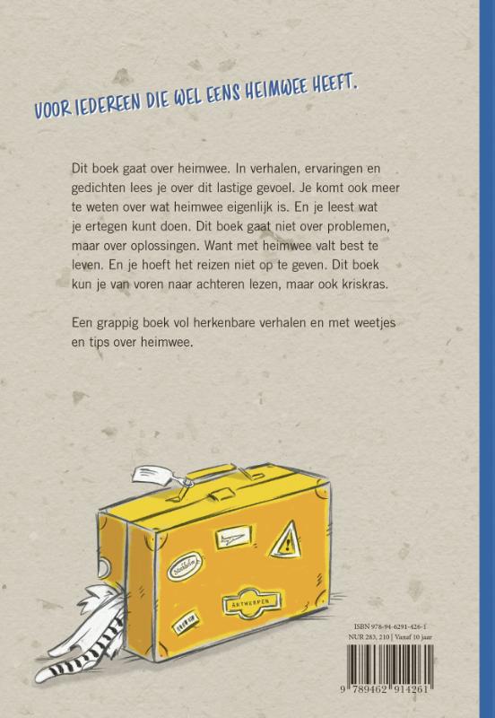 Achterkant van Op reis met heimwee