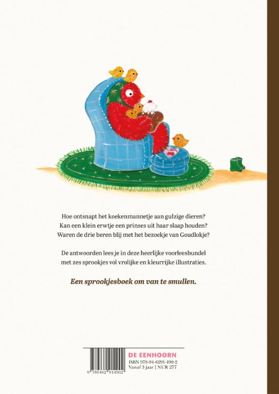 Achterkant van Het Koekenmannetje en andere heerlijke sprookjes