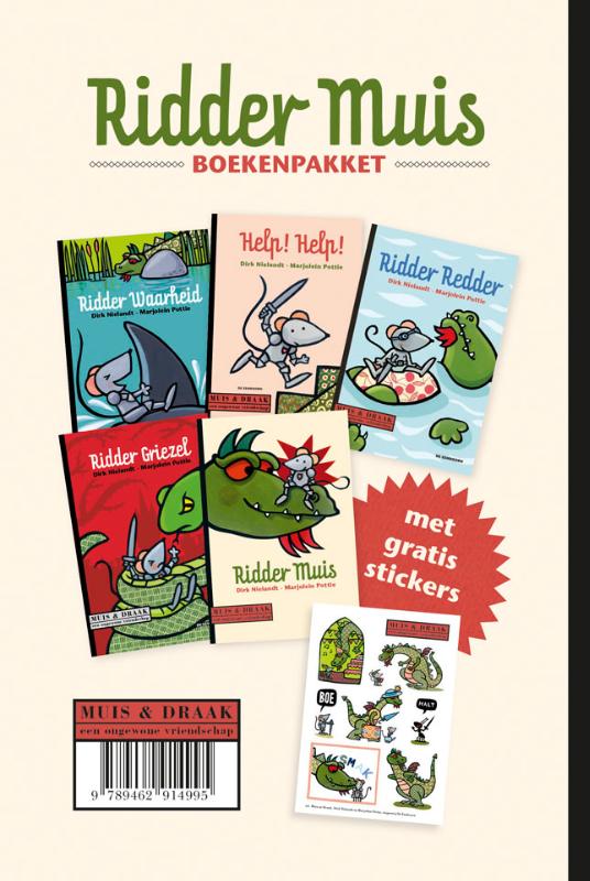 Achterkant van Muis & Draak pakket