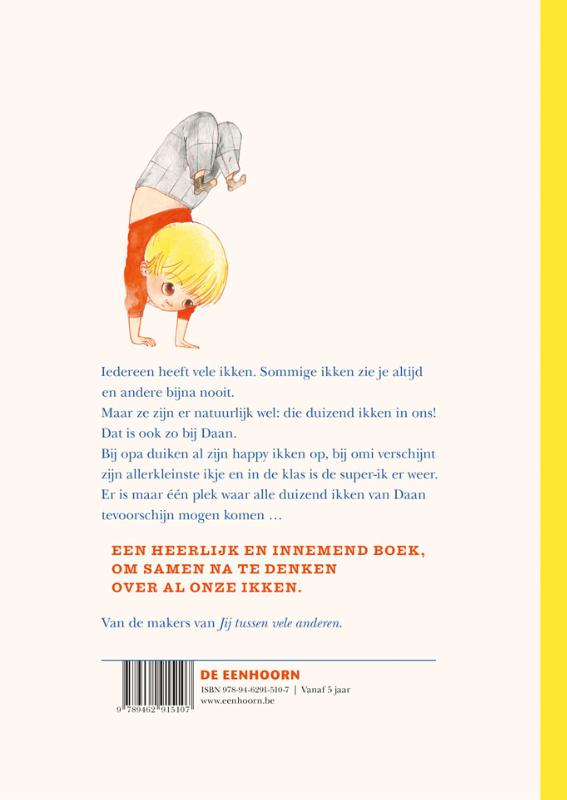 Achterkant van De duizend ikken van Daan