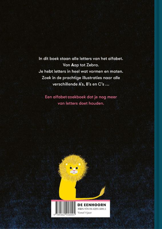 Achterkant van ABC zoekboek