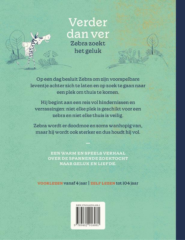 Achterkant van Verder dan ver