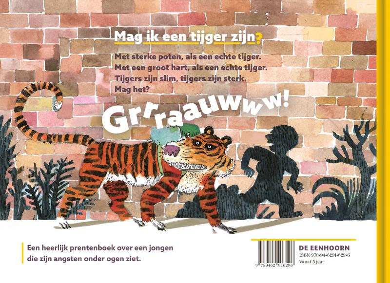 Achterkant van Mag ik een tijger zijn?