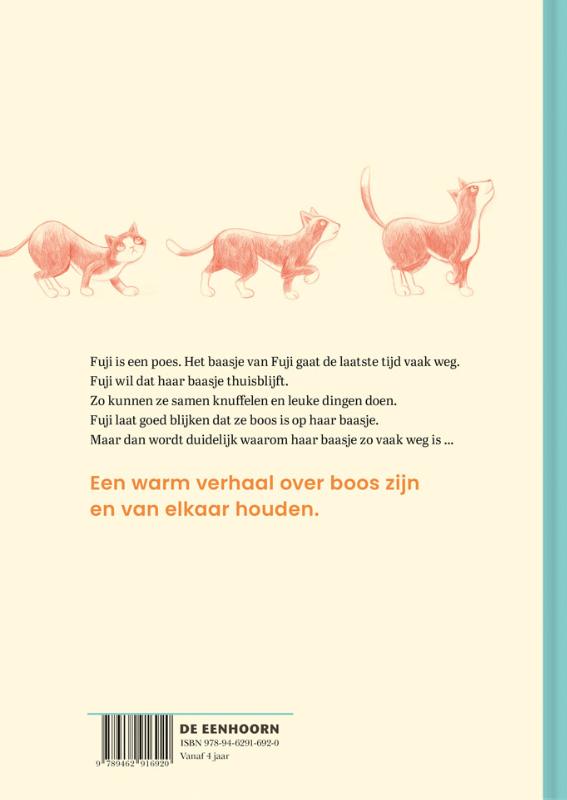 Achterkant van Boos op baasje