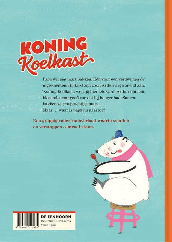 Achterkant van Koning koelkast