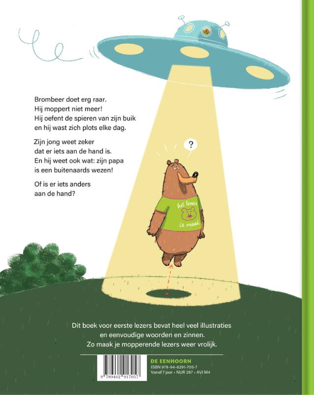 Achterkant van Papa is een marsbeer