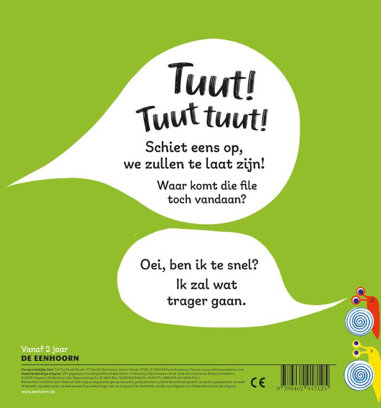 Achterkant van Tuut tuut vroem vroem