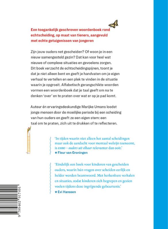 Achterkant van EHBO, ouders uit elkaar
