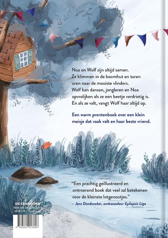 Achterkant van Ik val voor jou