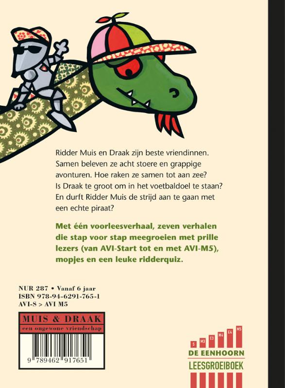 Achterkant van Ridder sterk, stoer en dapper