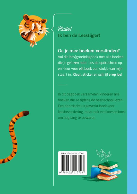 Achterkant van Leesgroeidagboek