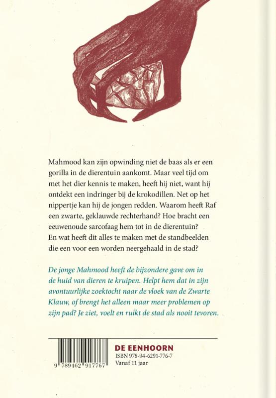 Achterkant van Mahmood en de zwarte klauw