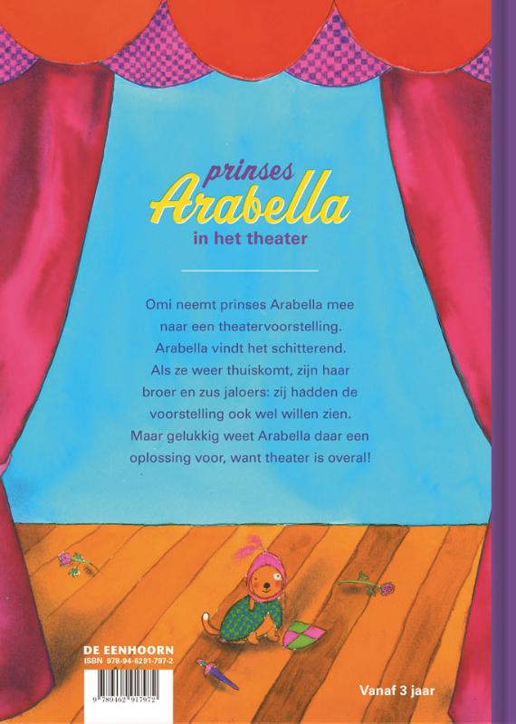 Achterkant van Prinses Arabella in het theater