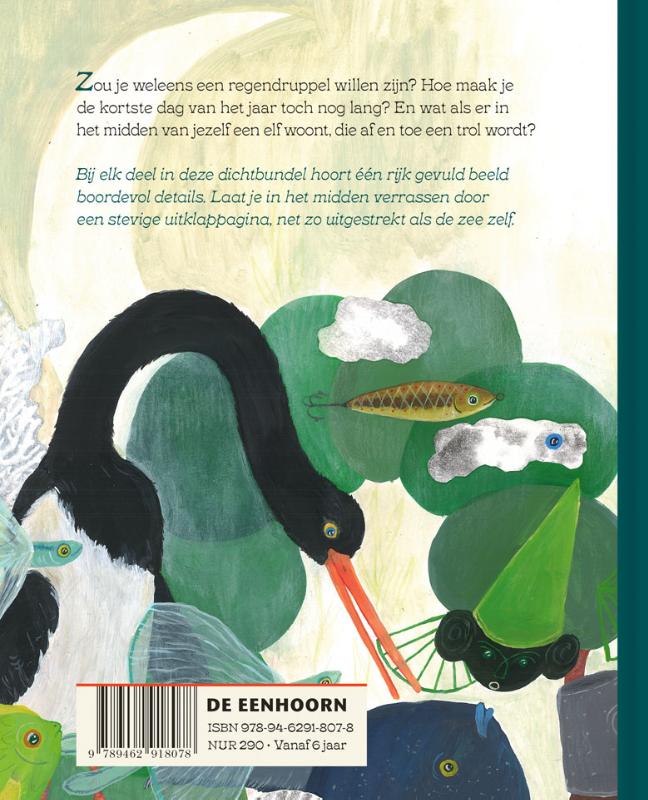 Achterkant van In het midden van mezelf woont een elf