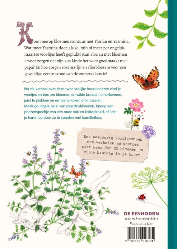 Achterkant van Het grote bloemenboek