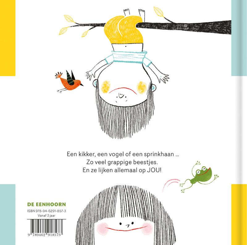 Achterkant van Altijd een feestje met dit beestje