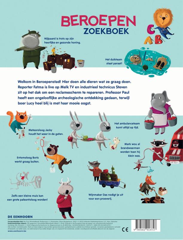 Achterkant van Beroepen zoekboek