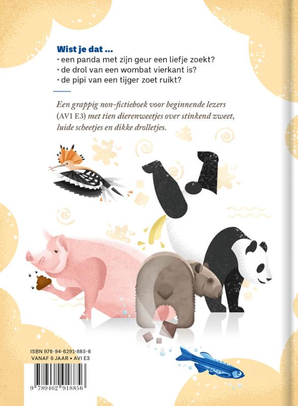 Achterkant van Hier hangt een geurtje aan