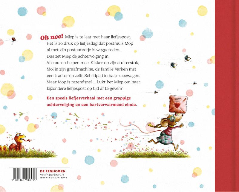 Achterkant van Liefjespost