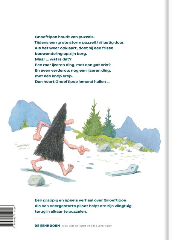 Achterkant van Gnoeftipoe en de vliegtuigpuzzel
