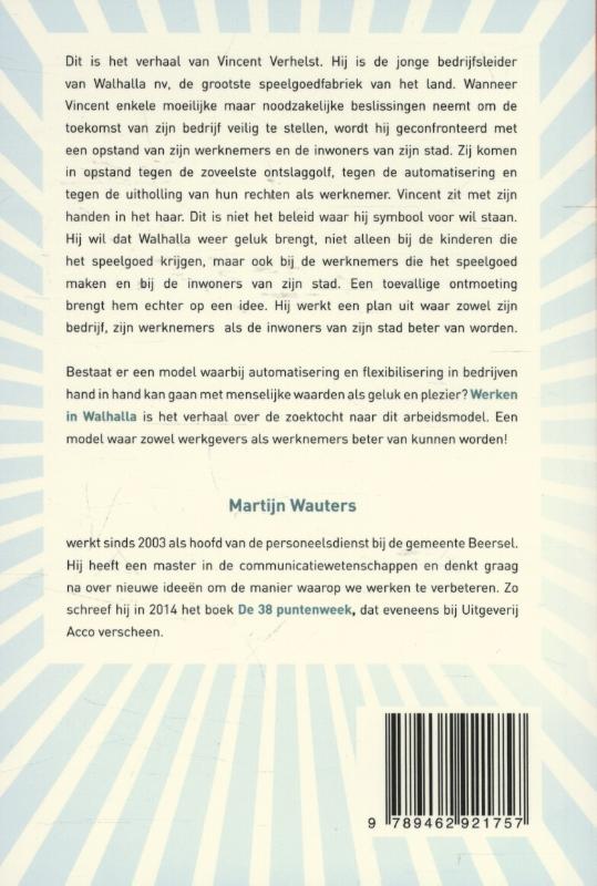 Achterkant van Werken in Walhalla