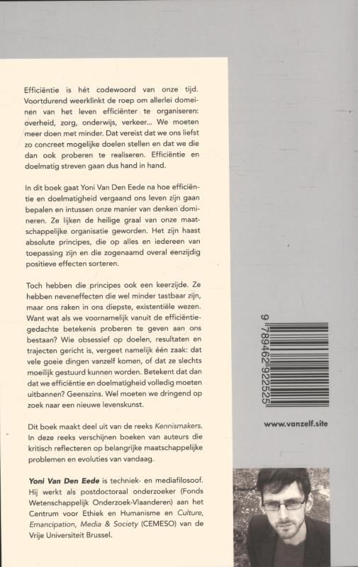 Achterkant van Vanzelf