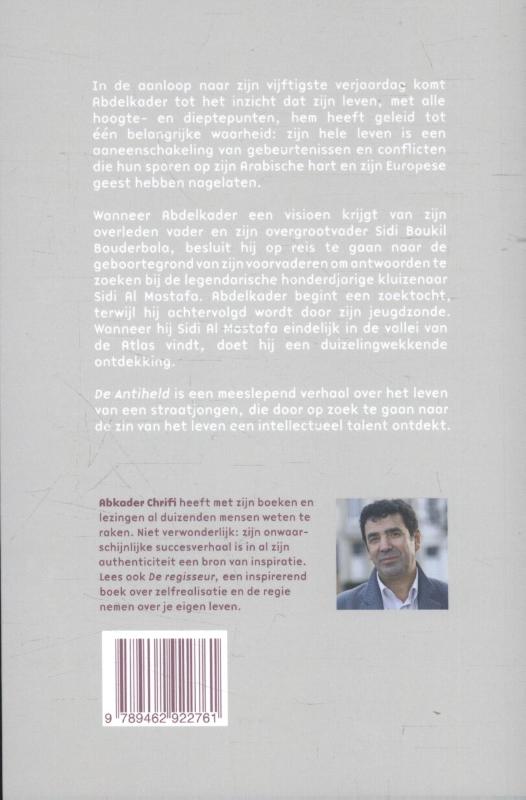 Achterkant van De antiheld
