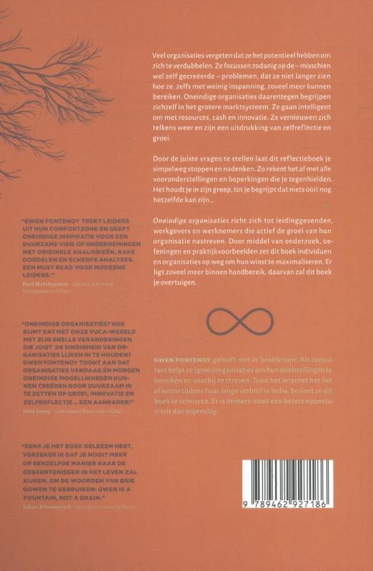 Achterkant van Oneindige organisaties